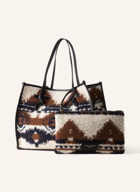 MARCELLA Club Shopper MARCELLA, Color: BLACK/ BROWN/ CREAM (Image 1)