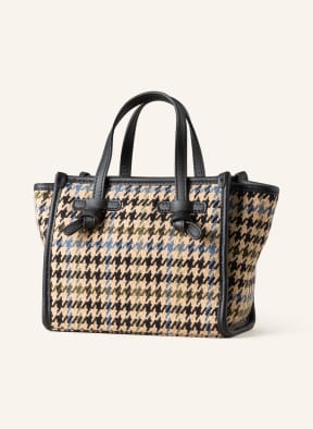 MARCELLA Club Shoulder bag MISS MARCELLA, Color: BEIGE/ BLACK/ BLUE (Image 1)