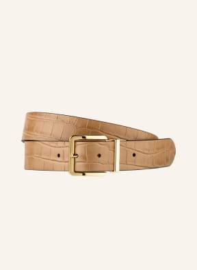 LAUREN RALPH LAUREN Ledergürtel, Farbe: CAMEL (Bild 1)