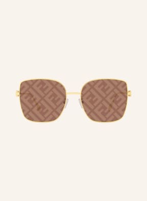 FENDI Sunglasses FN000580, Color: 2300D7 - GOLD/ BROWN (Image 1)