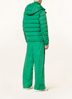 VALENTINO Down jacket with removable hood, Color: GREEN (Image 1)