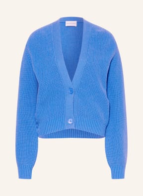 HERZEN'S ANGELEGENHEIT Cardigan with cashmere, Color: BLUE (Image 1)