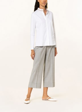 PESERICO Blouse with decorative gems, Color: WHITE (Image 1)