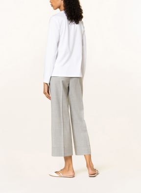 PESERICO Blouse with decorative gems, Color: WHITE (Image 1)