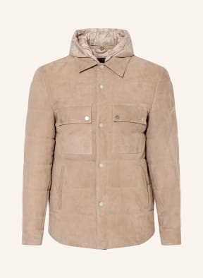 ARMA 2-in-1 leather jacket MASSIMO, Color: TAUPE (Image 1)