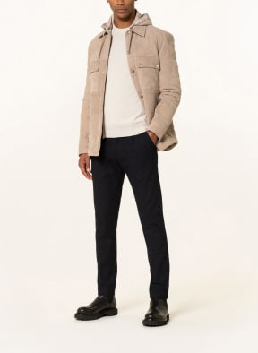 ARMA 2-in-1 leather jacket MASSIMO, Color: TAUPE (Image 1)