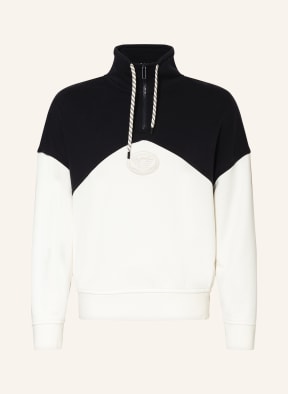 EMPORIO ARMANI Sweat-Troyer, Farbe: DUNKELBLAU/ WEISS (Bild 1)