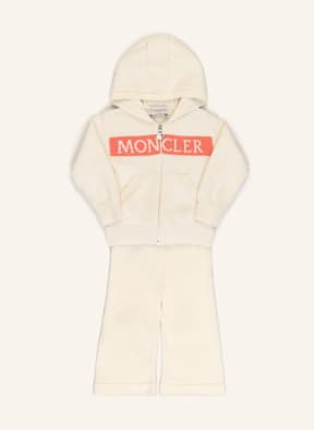 MONCLER enfant Set: Strick-Hoodie und Hose , Farbe: ECRU/ HELLROT (Bild 1)