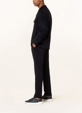 ZEGNA Pants in jogger style regular fit with merino wool, Color: DARK BLUE (Image 1)
