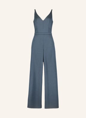 V by Vera Mont Jumpsuit mit Glitzergarn , Farbe: DUNKELBLAU/ SILBER (Bild 1)