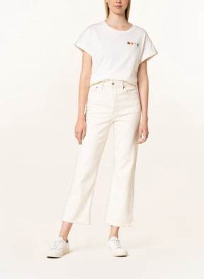 rich&royal T-shirt with decorative gems, Color: ECRU (Image 1)