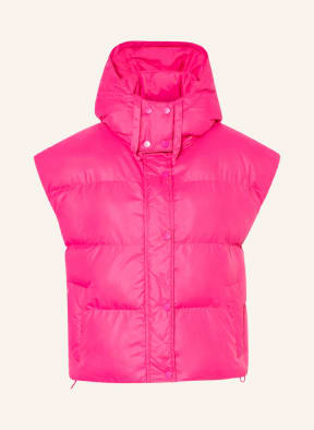 MRS & HUGS Quilted vest , Color: PINK (Image 1)