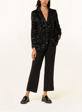 MOS MOSH Blazer CARY LALA with sequins, Color: BLACK (Image 1)