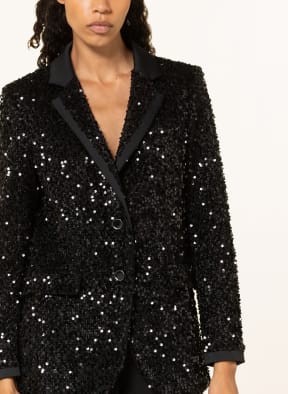 MOS MOSH Blazer CARY LALA with sequins, Color: BLACK (Image 1)