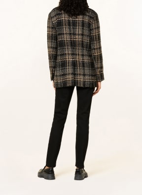 MOS MOSH Blazer ACIS AVER with glitter thread, Color: BLACK/ BEIGE (Image 1)