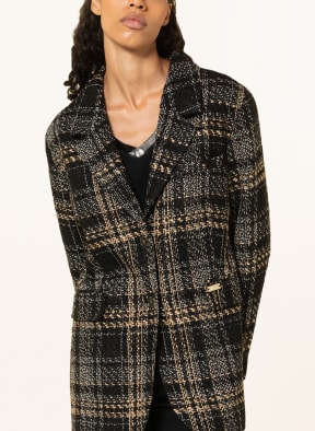 MOS MOSH Blazer ACIS AVER with glitter thread, Color: BLACK/ BEIGE (Image 1)