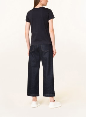 POLO RALPH LAUREN T-shirt with decorative gems, Color: DARK BLUE (Image 1)