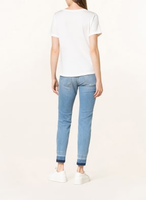 monari T-shirt with decorative gems, Color: WHITE (Image 1)