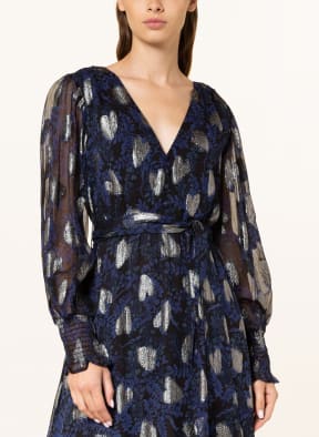 FABIENNE CHAPOT Kleid CHACHA mit Glitzergarn, Farbe: SCHWARZ/ DUNKELBLAU/ SILBER (Bild 1)