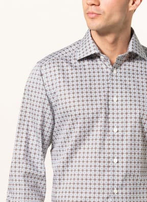 ETON Shirt Contemporary fit , Color: DARK BROWN/ KHAKI/ LIGHT BLUE (Image 1)
