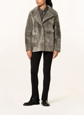 BENEDETTA NOVI Lammfell-Jacke AMANDA zum Wenden, Farbe: KHAKI (Bild 1)