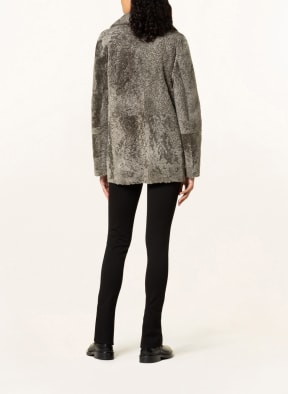 BENEDETTA NOVI Lammfell-Jacke AMANDA zum Wenden, Farbe: KHAKI (Bild 1)