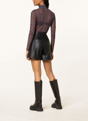 rich&royal Shorts in Lederoptik, Farbe: SCHWARZ (Bild 1)