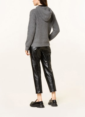 MRS & HUGS Strick-Hoodie aus Cashmere, Farbe: GRAU (Bild 1)