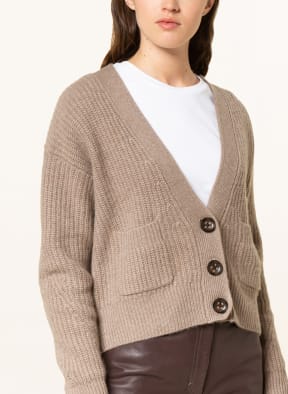 MRS & HUGS Strickjacke aus Cashmere, Farbe: BEIGE (Bild 1)