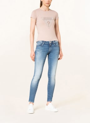 GUESS Skinny jeans with decorative gems, Color: CCYM CALICYCLE MID (Image 1)