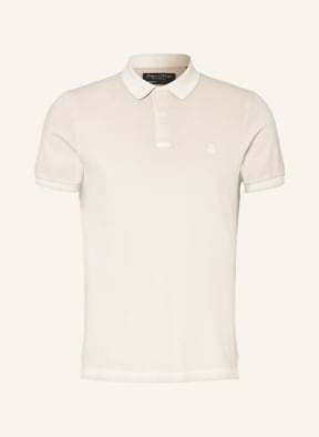 Marc O'Polo Piqué polo shirt shaped fit, Color: CREAM (Image 1)
