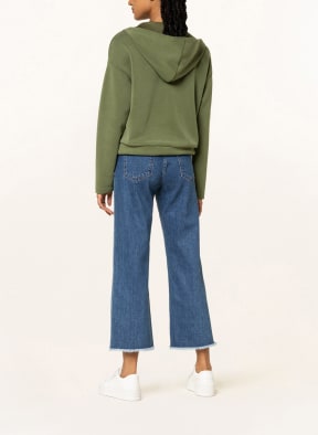 rich&royal Hoodie in wrap look, Color: GREEN (Image 1)