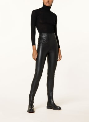 rich&royal Leggings in Lederoptik, Farbe: SCHWARZ (Bild 1)