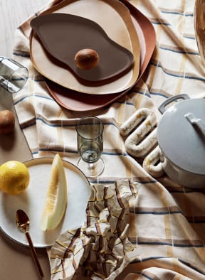 BROSTE COPENHAGEN Tablett , Farbe: TAUPE (Bild 1)