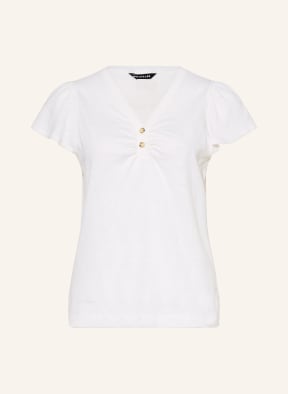 WHISTLES T-Shirt mit Leinen, Farbe: WEISS (Bild 1)