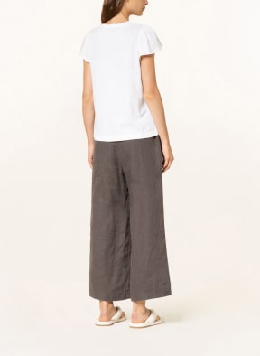WHISTLES T-Shirt mit Leinen, Farbe: WEISS (Bild 1)