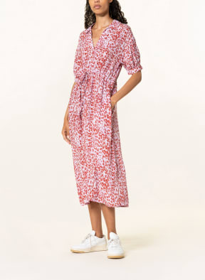 WHISTLES Dress SUMMER CHEETAH , Color: LIGHT PURPLE/ DARK RED/ WHITE (Image 1)