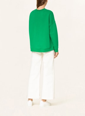 WHISTLES Sweatshirt MERCI BEAUCOUP, Color: GREEN (Image 1)