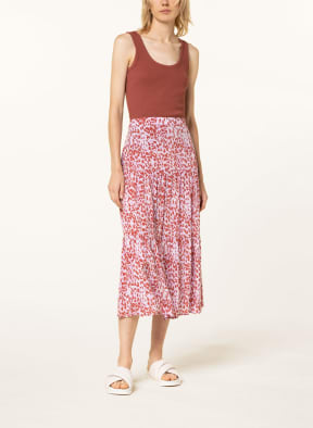 WHISTLES Skirt SUMMER CHEETAH, Color: WHITE/ RED/ LIGHT PURPLE (Image 1)
