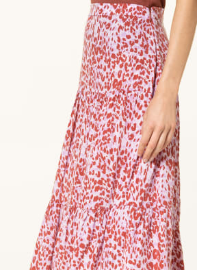 WHISTLES Skirt SUMMER CHEETAH, Color: WHITE/ RED/ LIGHT PURPLE (Image 1)