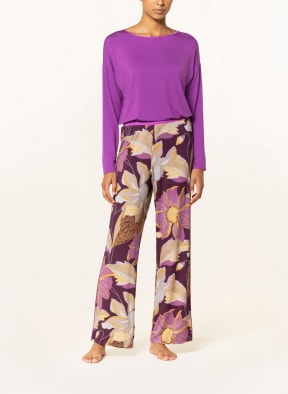 mey Pajama pants series TILDA, Color: DARK PURPLE/ PURPLE/ DARK YELLOW (Image 1)