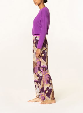 mey Pajama pants series TILDA, Color: DARK PURPLE/ PURPLE/ DARK YELLOW (Image 1)
