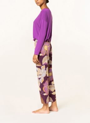 mey Pajama pants series TILDA , Color: DARK PURPLE/ LIGHT PURPLE/ DARK YELLOW (Image 1)