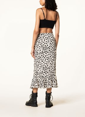 WHISTLES Wrap skirt, Color: BLACK/ CREAM (Image 1)