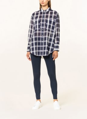 OPUS Shirt blouse FRANNIE, Color: WHITE/ BLUE/ LIGHT BLUE (Image 1)