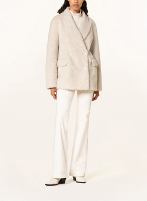 DOROTHEE SCHUMACHER Teddyfell-Blazer, Farbe: ECRU (Bild 1)