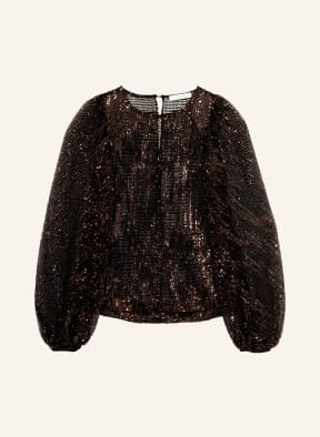 DOROTHEE SCHUMACHER Blusenshirt mit Pailletten , Farbe: SCHWARZ (Bild 1)