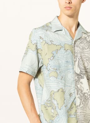 TED BAKER Resorthemd GRALEY Comfort Fit, Farbe: HELLGRAU/ SCHWARZ/ ECRU (Bild 1)