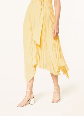 Phase Eight Pleated dress DATRITA in wrap look , Color: YELLOW (Image 1)