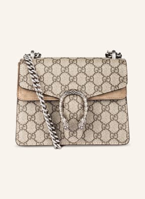 GUCCI Shoulder bag DIONYSUS MINI GG SUPREME, Color: CREAM/ TAUPE (Image 1)